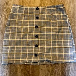Forever 21 plaid mini skirt